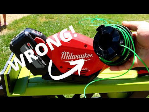 Milwaukee Quik-Lok String Trimmer - (Your Doing IT WRONG DUDE!)  Here is a tip to make life easier!