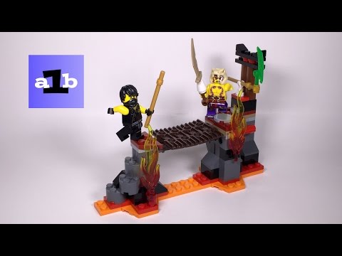 LEGO NINJAGO 70753 Lava Falls Time Lapse Build