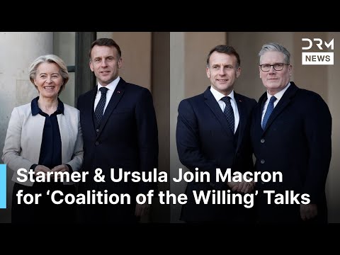 JUST IN: Macron Welcomes Starmer and Ursula at Elysee for High-Stakes Global Summit | AC1B