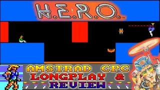 [AMSTRAD CPC] H.E.R.O. - Longplay & Review (aka HERO / Atari 2600 conversion) HD