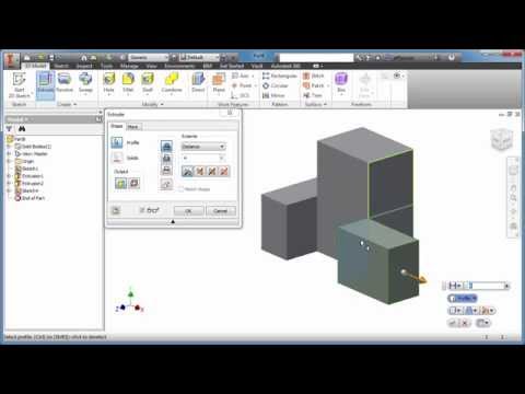 Inventor Tutorial with Isometric Sketches – Beginner part 7 of 12