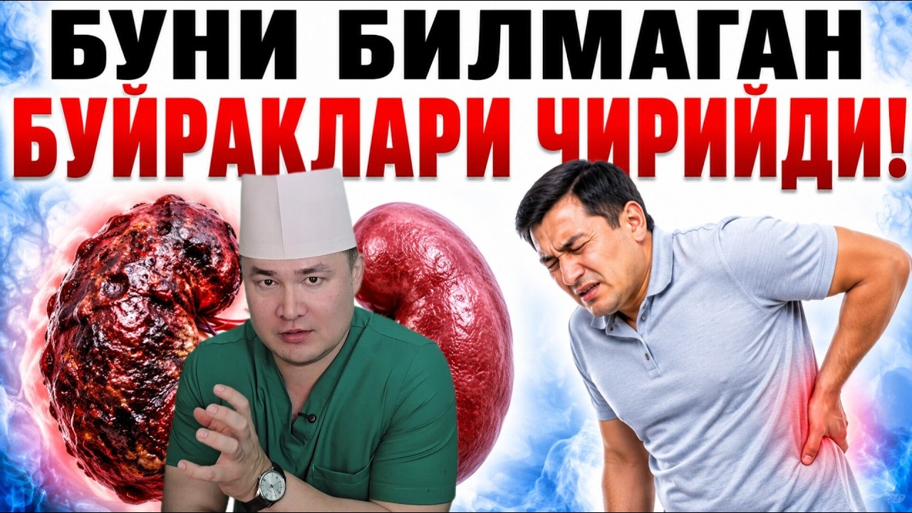 БУЛАРНИ БИЛМАГАННИ БУЙРАКЛАРИ ЧИРИЙДИ, ИНДАМАЙ РАСВО БЎЛИБ ҚОЛАДИ