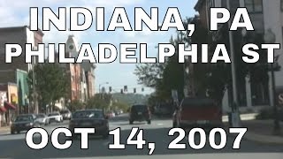 preview picture of video 'Indiana, PA: Phildelphia Street, October 14, 2007'