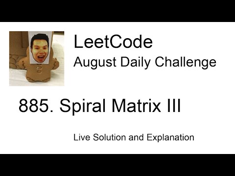 Daily Leetcode #1591: Aug 08, 2024 - 885. Spiral Matrix III