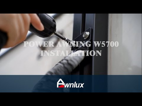 Awnlux rv power awning installation