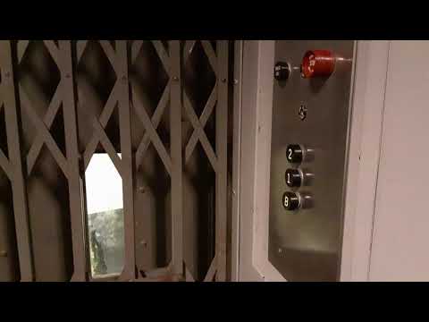 Vintage Otis Traction Freight Elevator At Waco Hall