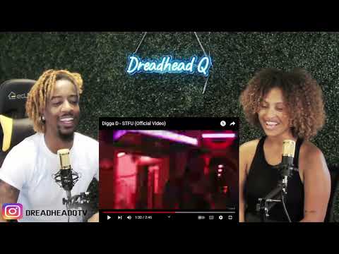 SHE MOVED FROM THE UK BC OF THIS | Digga D - STFU (Official Video) REACTION