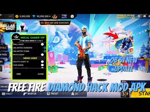 FREE FIRE NEW DIAMOND HACK || FF NEW MOD MENU APK || UNLIMITED DIAMOND SCRIPT