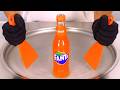 Fanta Orange Ice Cream Rolls ASMR