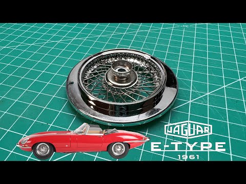 Agora Models Build the 1961 E-Type Jaguar 1:8 Scale - The Spokes and Rim - Part 1