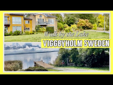 Viggbyholm Stockholm Sweden Walk by the lake