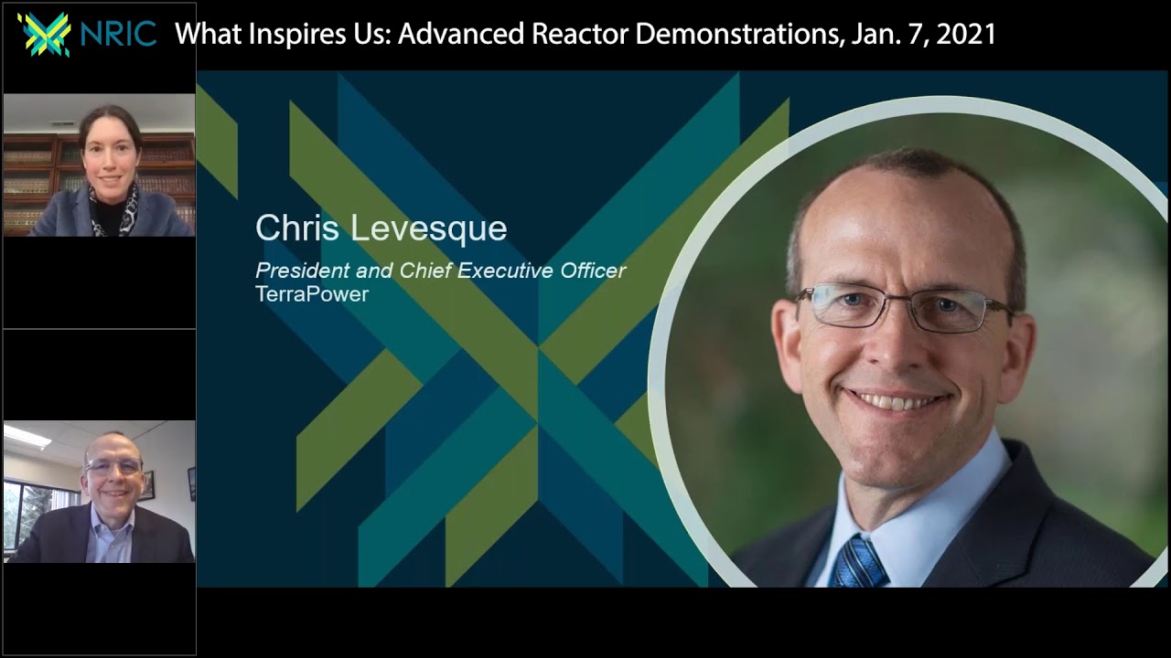 NRIC What Inspires Us: Advanced Reactor Demonstrations, January 7, 2021
