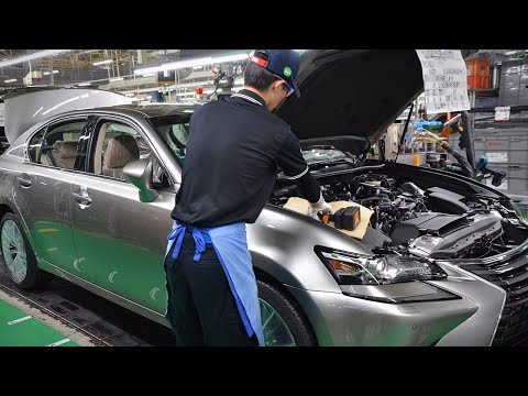 Lexus ES Luxury Sedan Production – Factory Tour in Miyata Plant Japan  🇯🇵