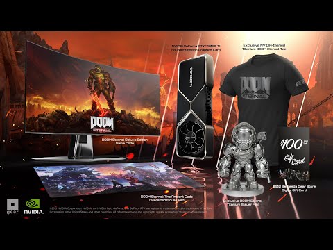 Doom Eternal 4K HDR Ultrawide Ray Tracing DLSS Gameplay
