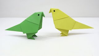 How to Make a Paper Bird Easy - Origami Bird Tutorial