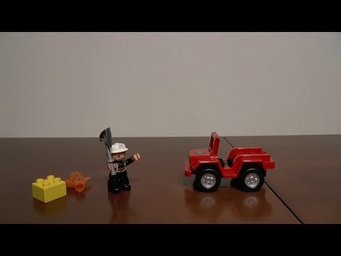unboxing LEGO DUPLO 6169 DOWÓDCA STRAŻY POŻARNEJ rozpakowanie