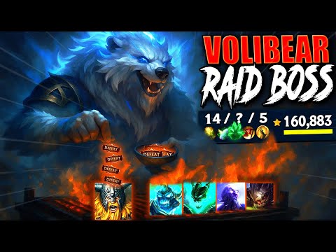 Volibear became a RAID BOSS and BROKE EVERY LIMIT: 1v9 CARRY + 160.000+ TOTAL DMG 💀💀 | s15 Gameplay