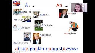 🇬🇧 Articles "A" and "An" in English - Lesson 2 - Examples with jobs