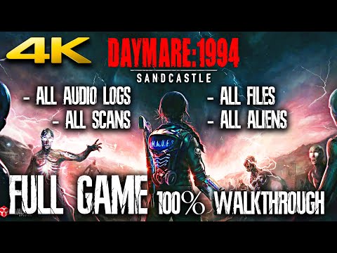 DAYMARE 1994 SANDCASTLE Gameplay Walkthrough 100% COLLECTIBLES (4K 60FPS) FULL GAME No Commentary