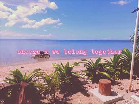 snooze x we belong together