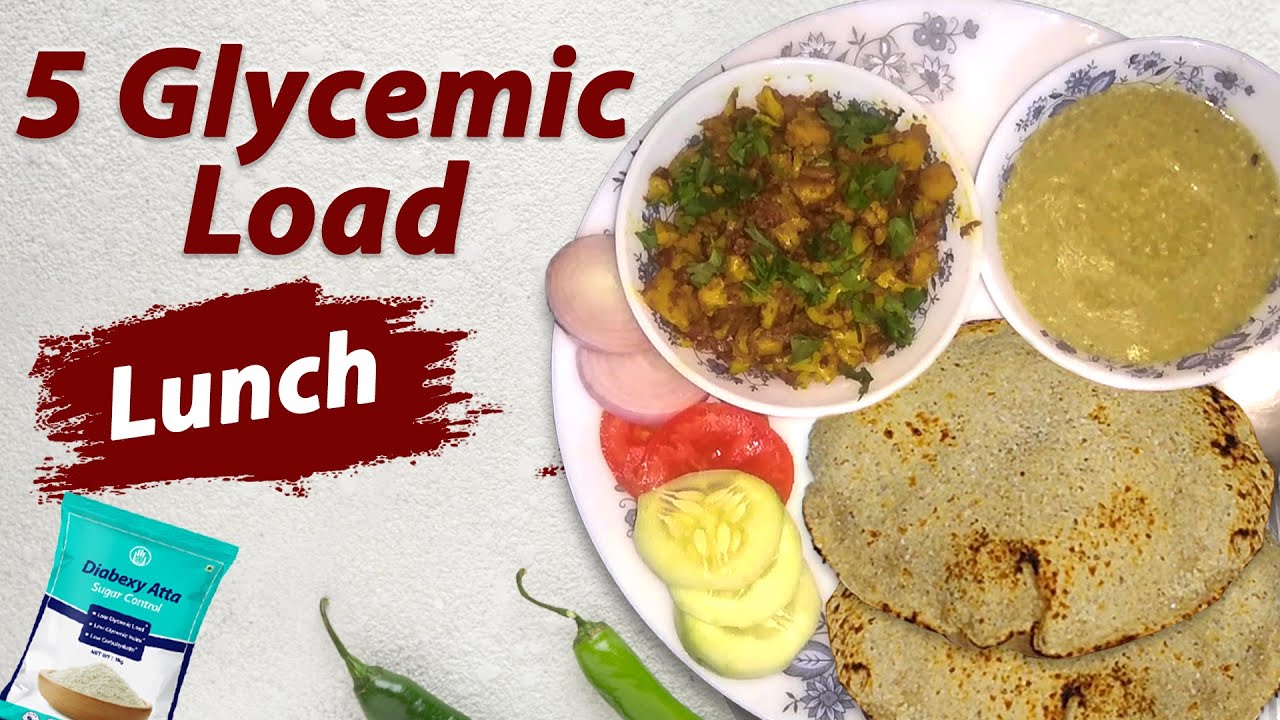 5 Glycemic Load Lunch for Diabetics | Diabexy Atta Roti & Gobi Sabji |Diabetic Meal Ideas by Diabexy
