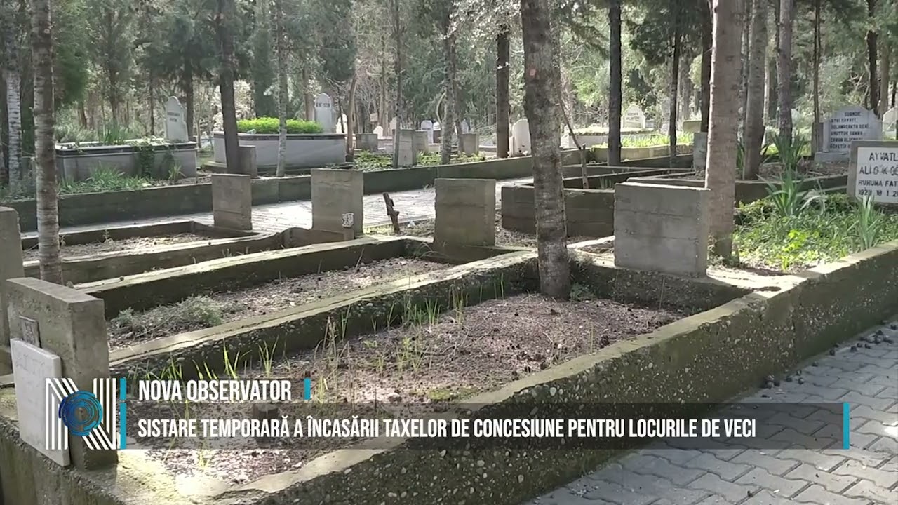 Sistare temporară a încasării taxelor de concesiune pentru locurile de veci