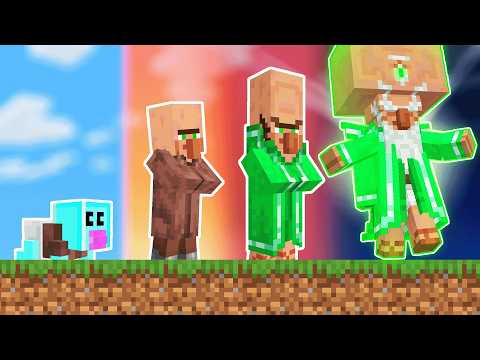 From Baby to Villager WIZARD in Minecraft