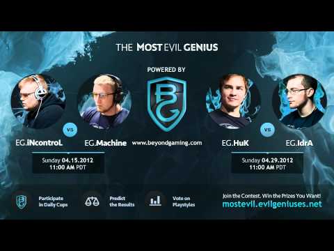 Most Evil Genius - Finals: EG.HuK vs. EG.IdrA - Game 1