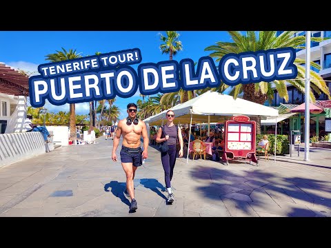 PUERTO DE LA CRUZ Tenerife | 4K Walking Tour