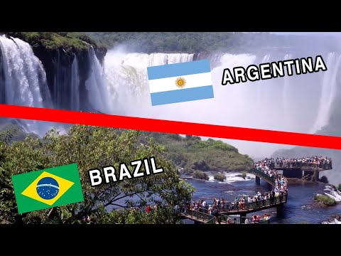 Visitamos a Fronteira Mais Legal do Mundo (CATARATAS DO IGUAÇU) 🇧🇷🇦🇷