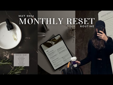 MAY RESET ROUTINE | creating a peaceful space, goal setting, & setting myself for success this month