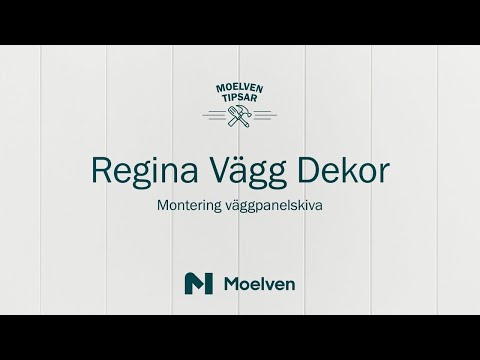Panelskiva Moelven Regina Vägg Pärlspont Dekor 2 st/frp