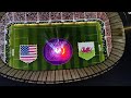 Welsh National Anthem at the World Cup. USA. volume up.