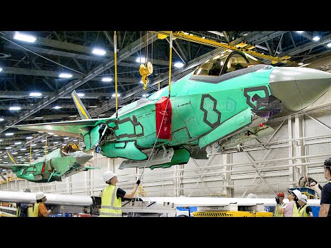 , title : 'Tour of Billion $ US Advanced Factories Producing F-35 and F-16 Jet Fighter - Production Line'