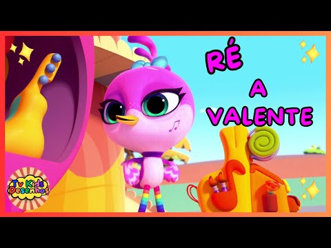 Tv Kids Desenhos  - Dó Re Mi - 🐦💪⭐ Ré a Valente⭐💪🐦