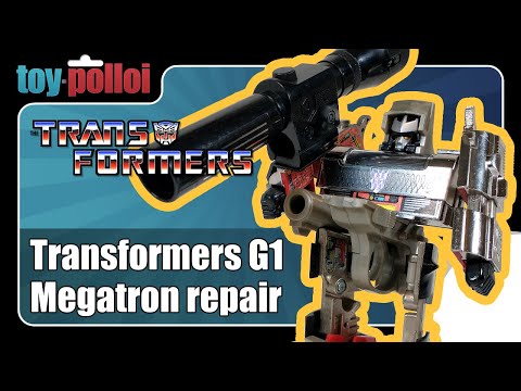 Vintage G1 Transformers Megatron repair - Toy Polloi