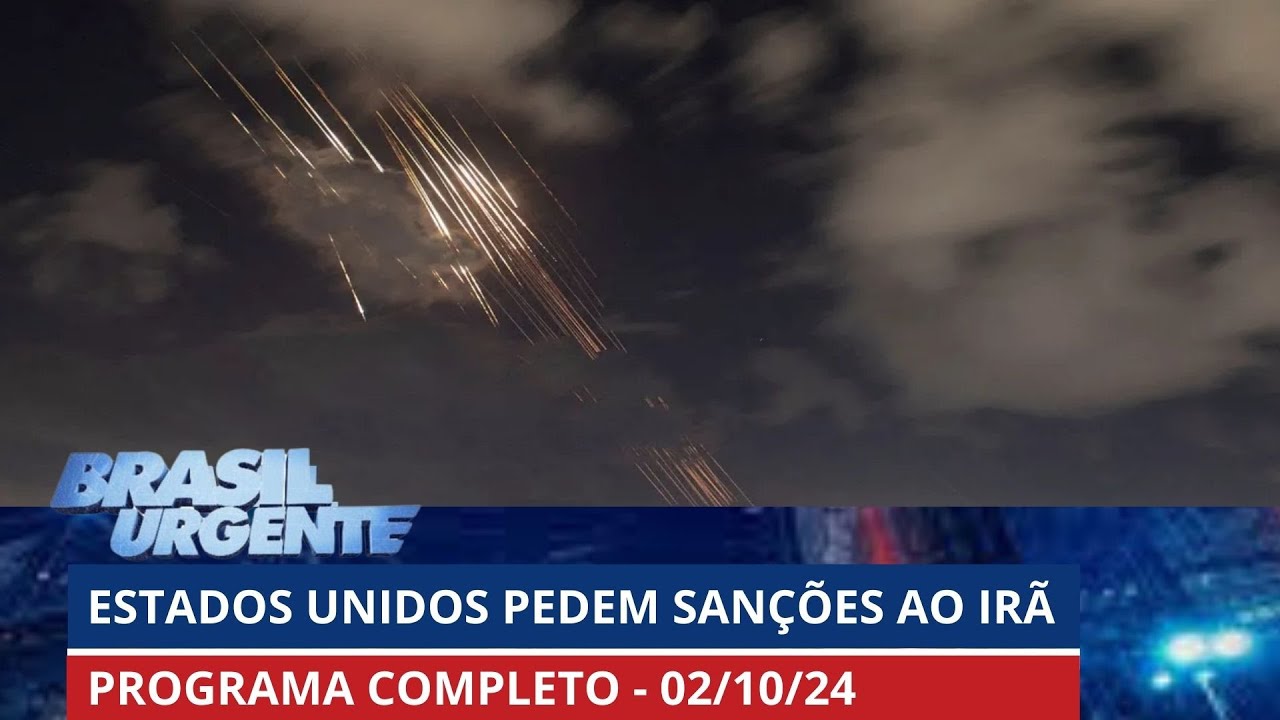 [AO VIVO] Brasil Urgente - 02/10/2024