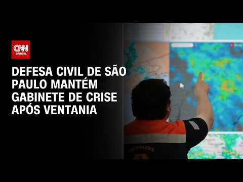 Clima extremo: São Paulo mantém gabinete de crise após ventania | CNN 360º