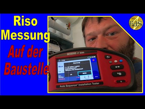 Riso Messen auf der Baustelle / Isolationswiderstand / VDE 0100-600