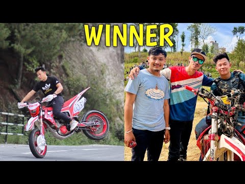 FINALLY RACE JITEY 😍 / DIRTTEMPLE / CRASHED BADLY / @rajkumarthapamagar32  @alishakhadgi9769