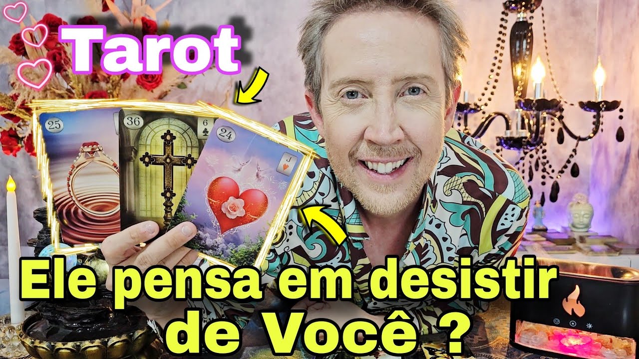 ELE PENSA EM DESISTIR DE VOCÊ ? O QUE ELE PRETENDE ? ELE VAI SE RESOLVER?rei do oraculohoje,bubataro