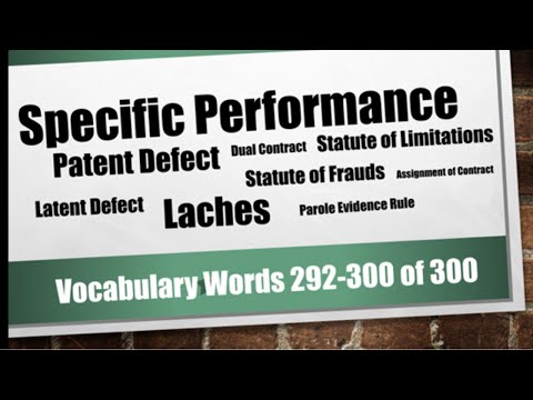 Real Estate Vocabulary 1 20 of 300 Real Estate Exam Prep Videos