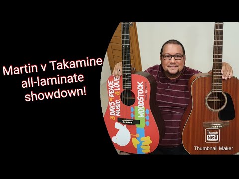 Martin DX Woodstock vs Takamine GD11M-NS : who makes the better all-laminate dreadnought?