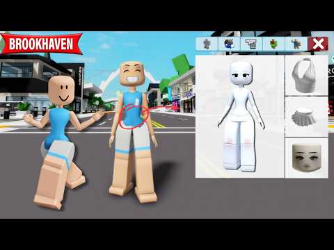 How to Make VIRAL GIRL BODY (FREE SLIM WAIST) in Brookhaven 😱