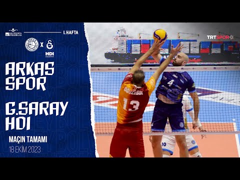 Maçın Tamamı | Arkas Spor 🆚 Galatasaray HDI Sigorta "AXA Sigorta Efeler Ligi"
