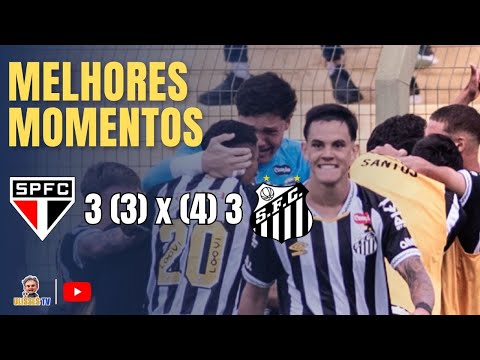 Santos is the champion of the São Paulo State Under-20 Championship | Goals from the Final | Ulis...