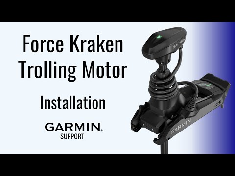 Force® Kraken Trolling Motor | Installation | Garmin Support