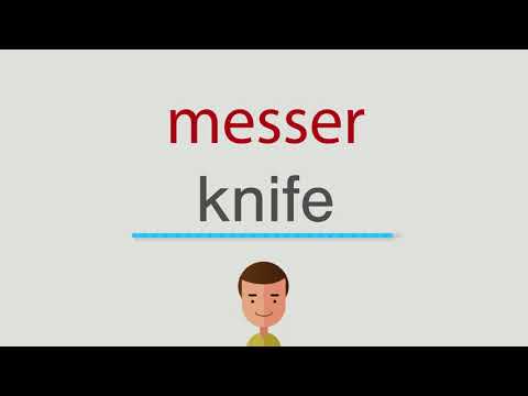 Wie heißt messer auf englisch