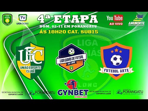 LIGA GOIÁS GYNBET.COM 2025 CATEG. BASE 2025 - UNIÃO EC ARAGUAÇU TO X FUTEBOL ARTE MINAÇU