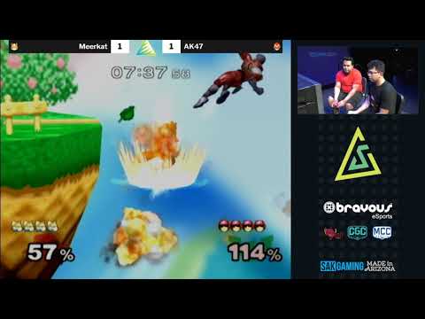 Super Ascension Melee Losers Top 8 - Meerkar (Falcon) vs AK47 (Fox)